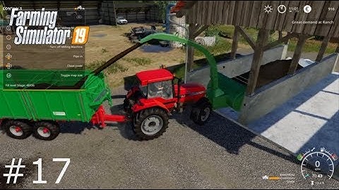 Fs19 New Woodshire timelapse #17 Selling silage!