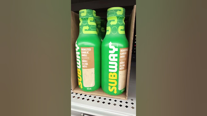 Découverte au Walmart Drummondville Québec - Les sauces Subway #quebec #subway #walmart