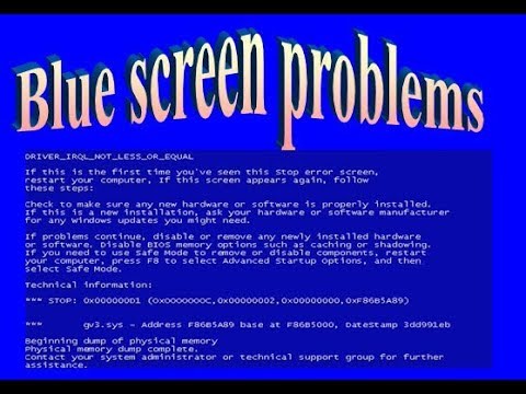 How to fix Blue screen Errors in windows 7 all computing format [Permanent Solution]