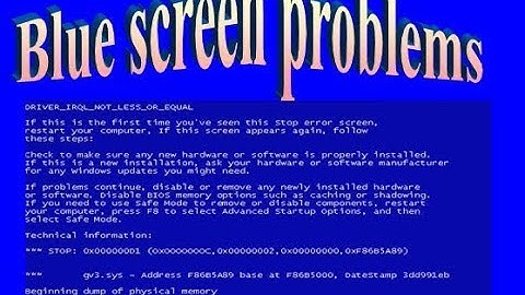 How to fix Blue screen Errors in windows 7 all computing format [Permanent Solution]