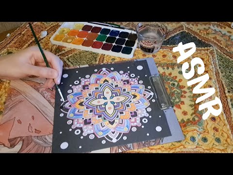 ASMR Малювання та медитація/Drawing and meditation in Ukrainian (ENG SUBS)