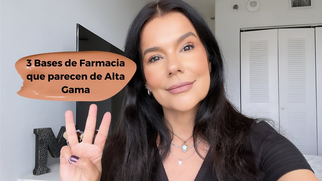 3 Bases de maquillaje con acabados como las de alta gama.