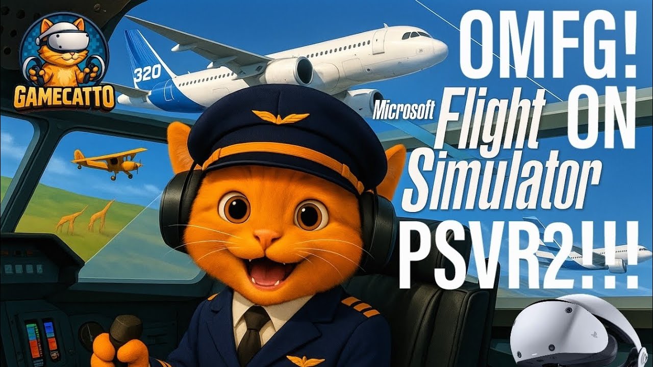 VR Breaking News MICROSOFT FLIGHT SIMULATOR PSVR2 YouTube