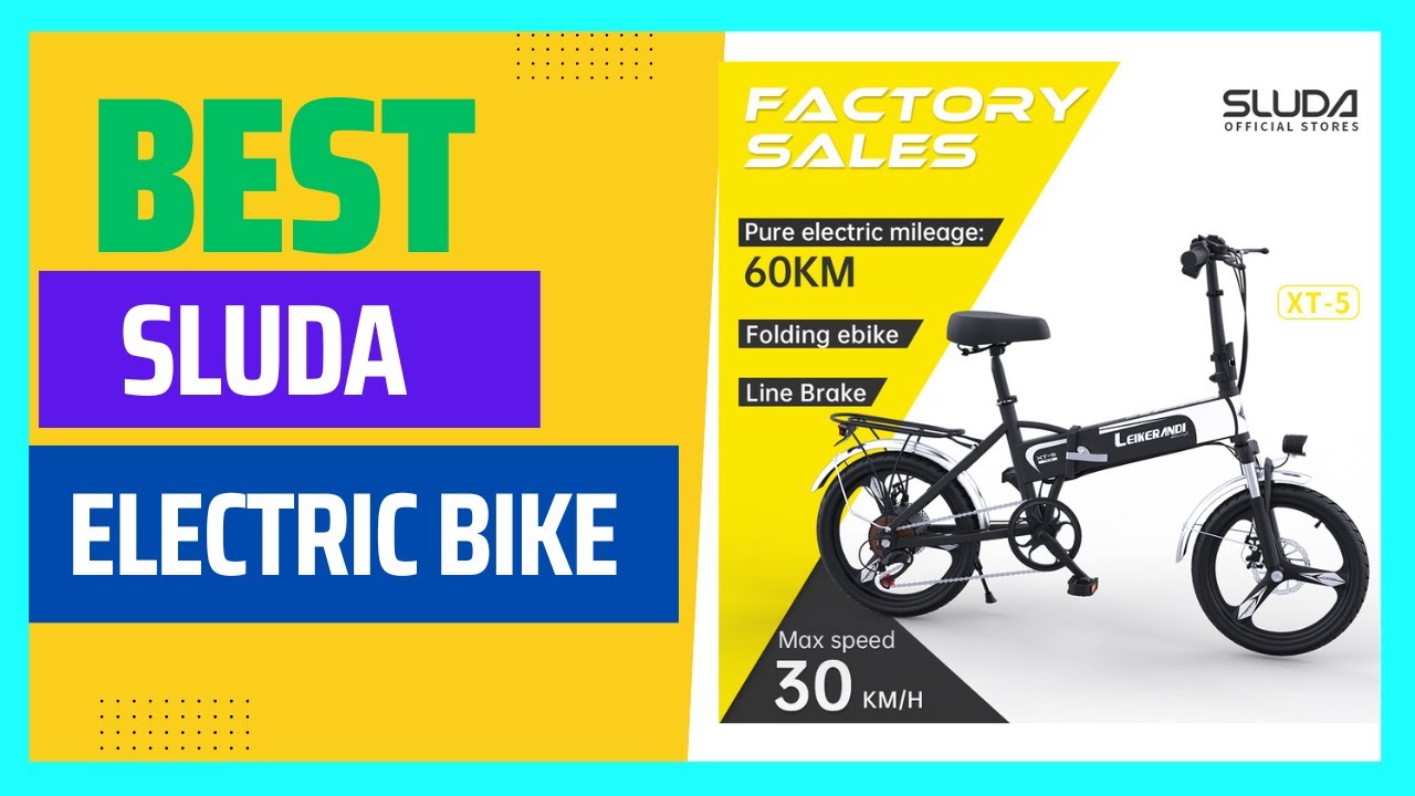 SLUDA New XT5 Folding Mini Electric Bike YouTube