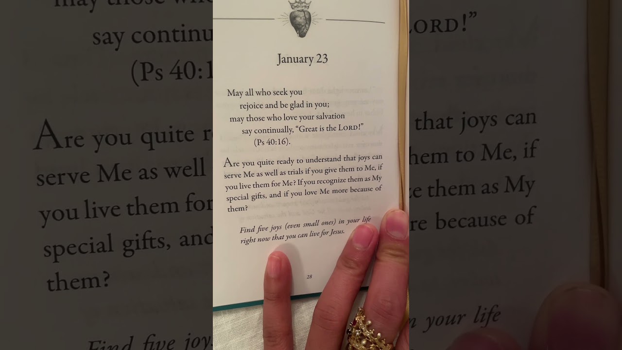 Jan 23 - Heart to Heart with the King 