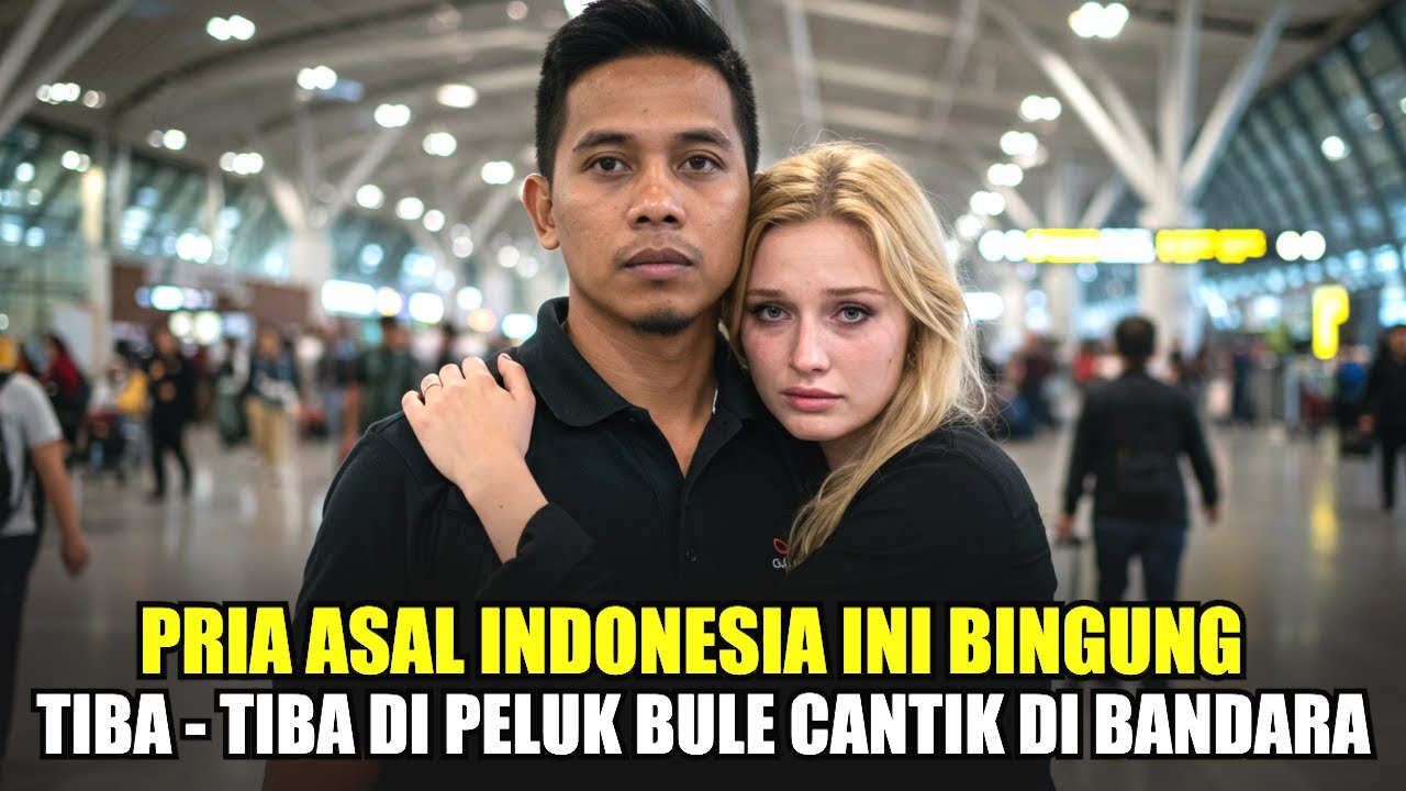 Pria indonesia Ini Terkejut Saat Gadis Bule Tak Dikenalnya Tiba-Tiba Memeluknya di Bandara!