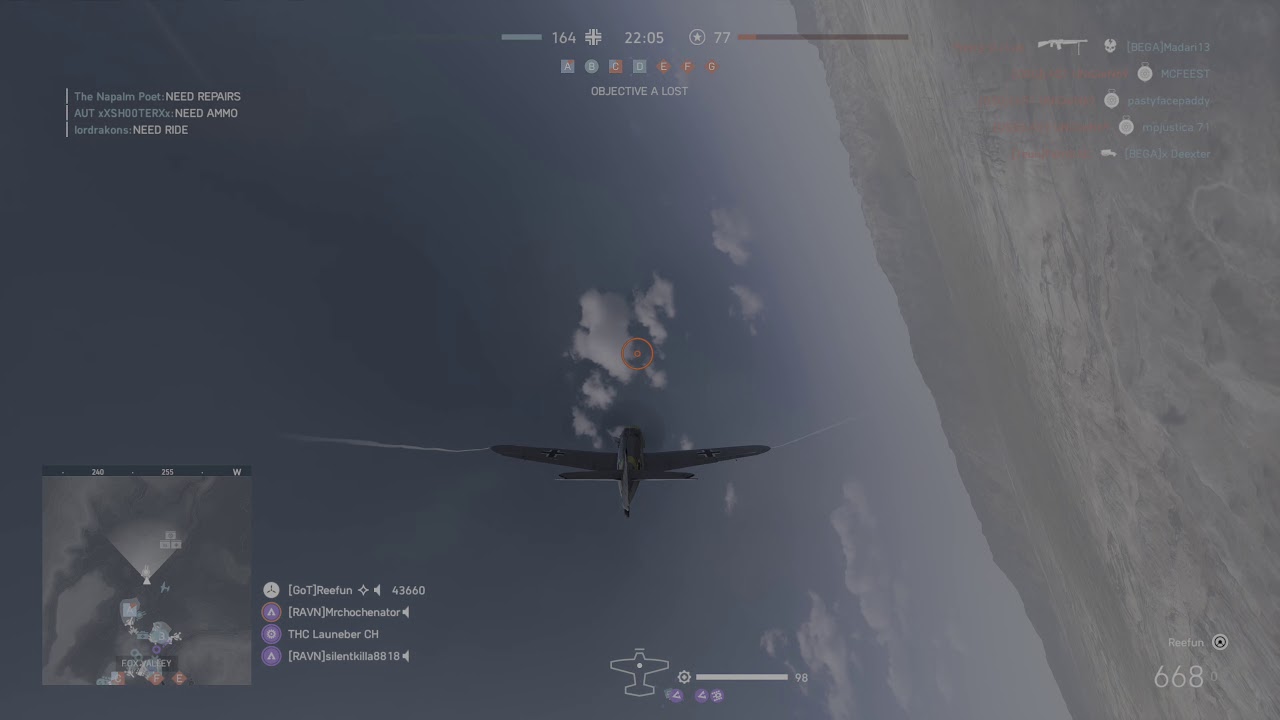 BFV Hamada raw plane footage