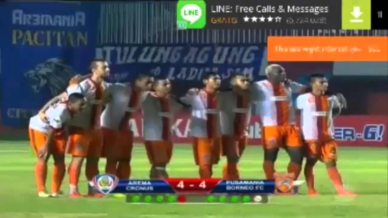 Tingkah Lucu C Gonzales Saat Adu Pinalti Melawan Pusamania Borneo