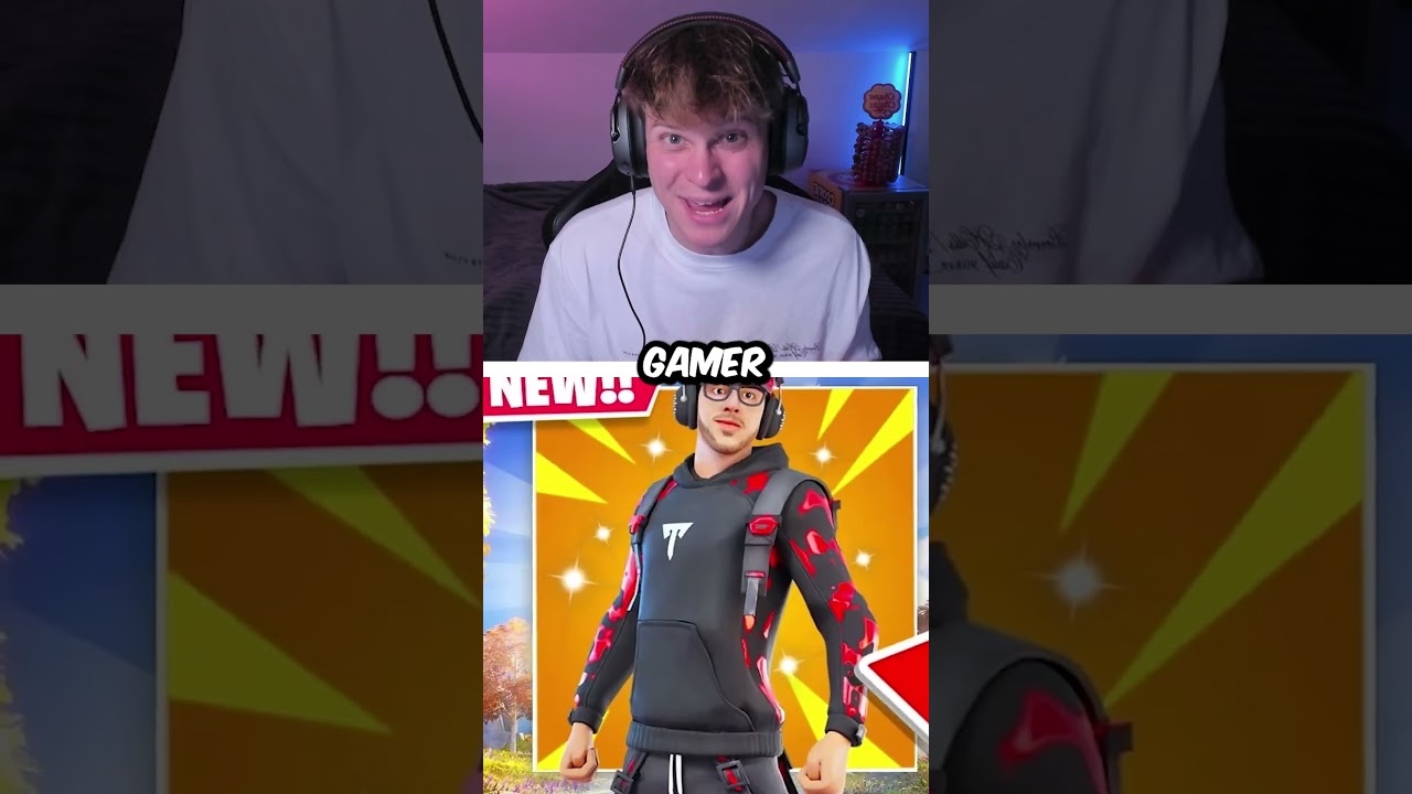 Der neue Typical Gamer Skin ist krass! 🤯 #fortnite #shorts