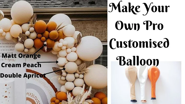 How To Make Customised Color Balloon |Double stuff Balloons