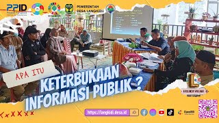 APA ITU KETERBUKAAN INFORMASI PUBLIK ? | PPID Desa Langkidi
