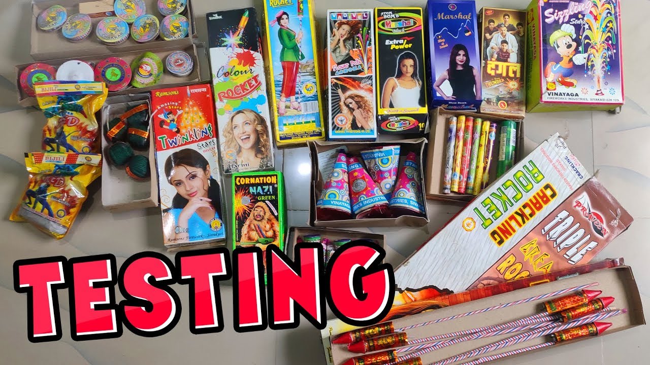 FIRECRACKER TESTING | testing new Diwali fireworks stash 2019 | testing different kind of crackers