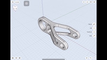 [How to Shapr3D] Yoke 2D to 3D drawing 160