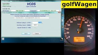 VW/Audi Distance impulse number / speedometer correction screenshot 4