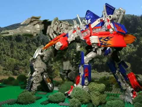 Transformers: RotF - Forest Battle (stop-motion)