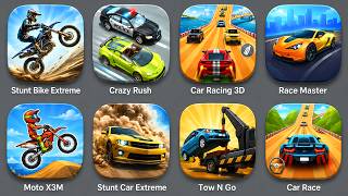 Stunt Bike Extreme,Crazy Rush,Car Racing 3D,Race Master,Moto X3M,Stunt Car Extreme,Tow N Go screenshot 4
