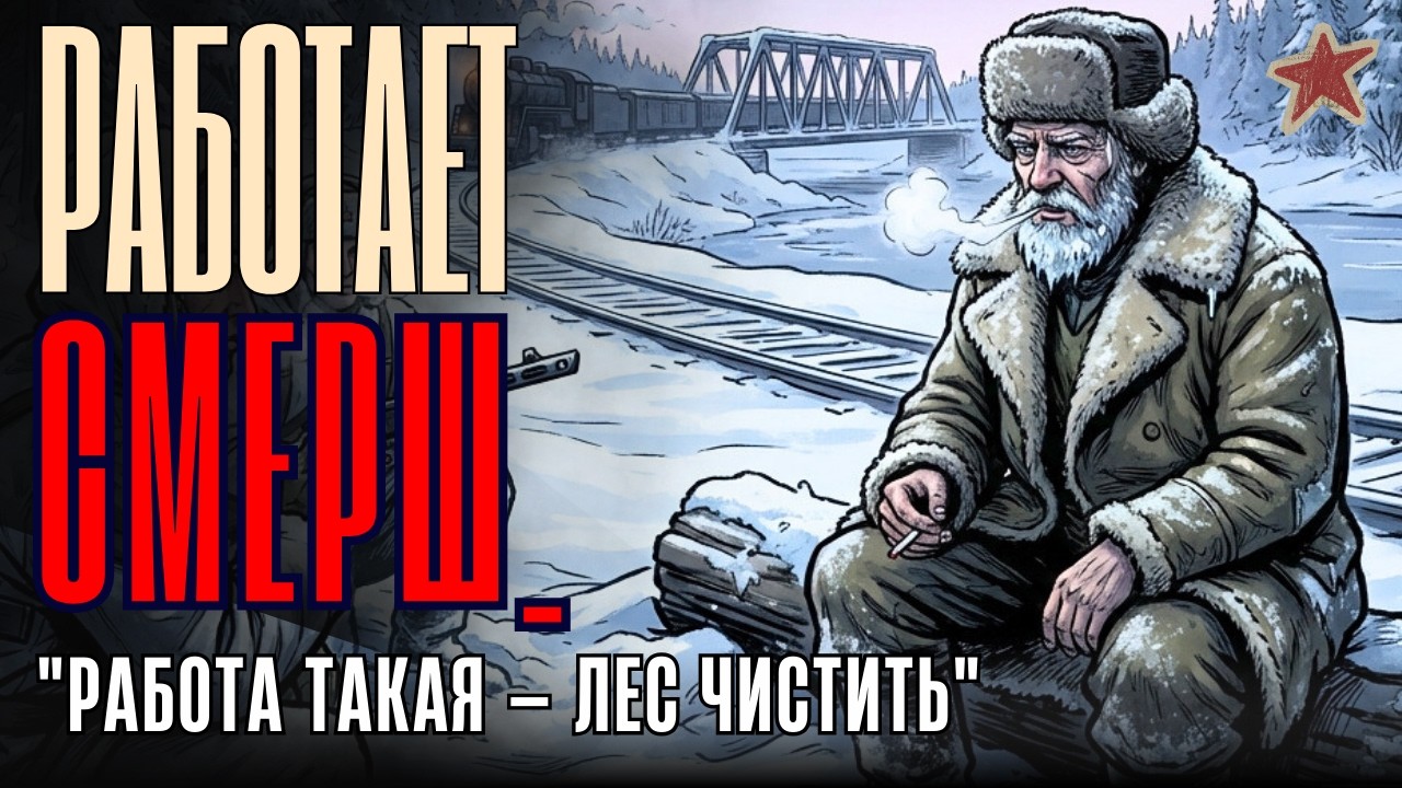 РАБОТАЕТ СМЕРШ: Старый Лесник Против Элитных Диверсантов-Как Один След Спас Дорогу Жизни