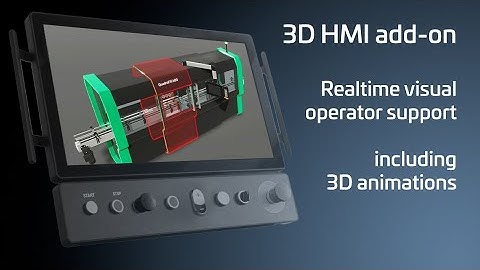 3D HMI add-on for Machine Operator Support