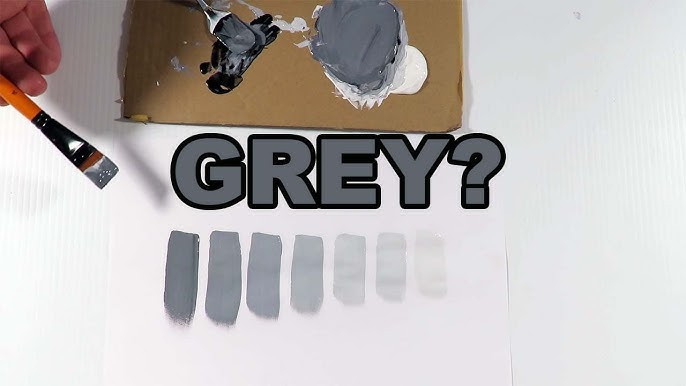 How to create a range of greys with different tones