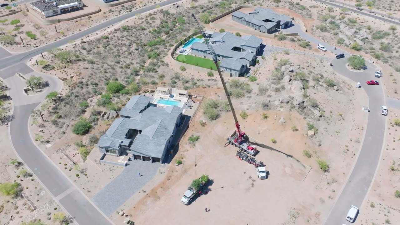 Beautiful Modern Mediterranean Yard Nestled in McDowell Mountains