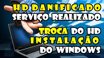 Como instalar Win no HD novo?