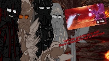Hell kajiu (godzilla go to hell)React to Godzilla in hell vs Destroyahs (part 1)