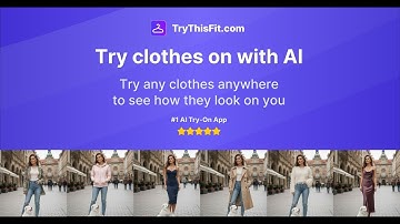 Virtual Try-On with AI | TryThisFit.com Demo (Website & Chrome Extension)