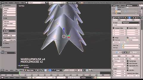 Blender Low Poly Pine Tree Tutorial