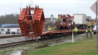 The Norfolk Southern M.O.W Rail Gang is here in Douglasville Ga. 1-3-2022