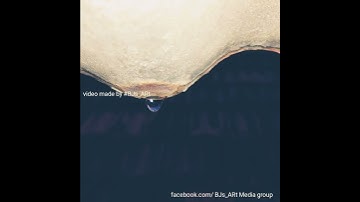 Educational video | How water droplets drip ? in slow motion By | #BJs_ARt