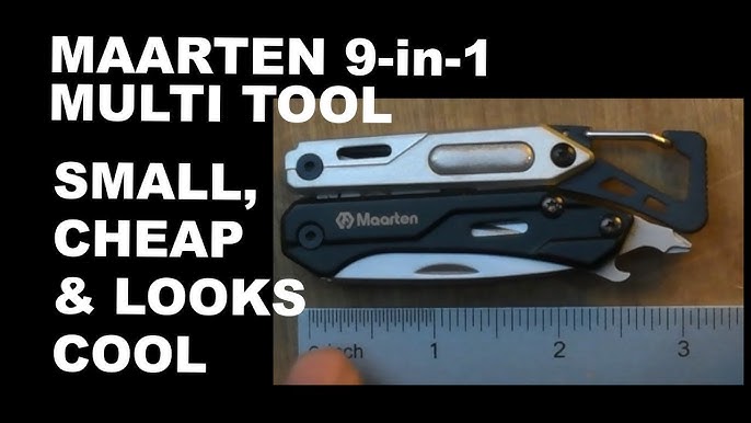 CRKT Micro Tool & Key Chain Sharpener: Multi-Tool for Everyday Carry,  Seatbelt Cutter, Knife Sharpener, Bottle Opener 9096 
