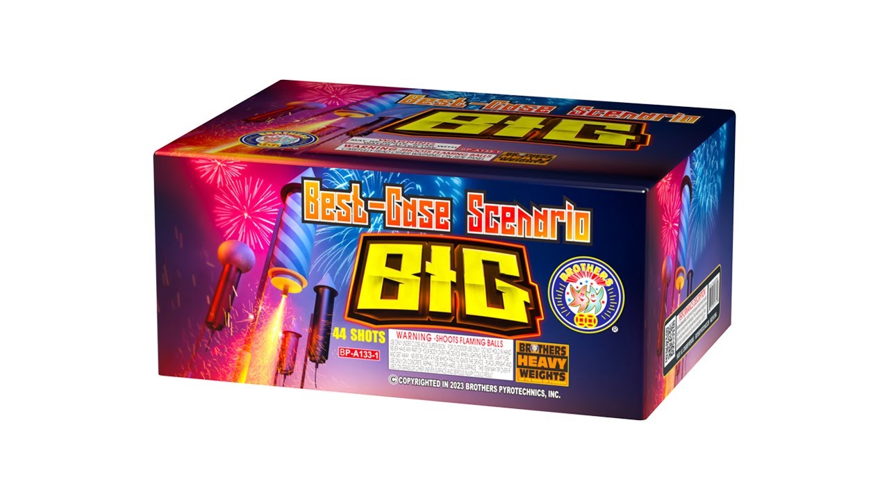 BP-A133-1 Best Case Scenario Big 500g Cake Fireworks - Rocket