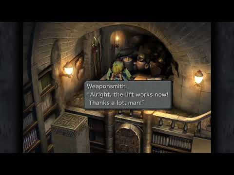Final Fantasy IX (PS4) - Daguerreo - Weapon Shop puzzle [No Commentary]