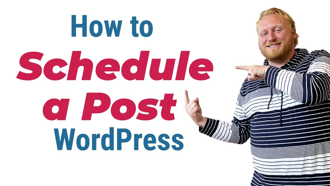 How to schedule a post on WordPress | Schedule plugin WordPress - YouTube