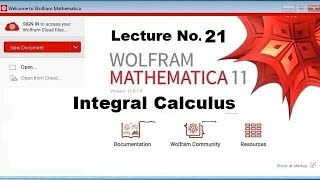 Integral Calculus Antiderivatives in Mathematica tutorial lecture 21