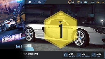 Porsche Carrera GT | Day 1 | NeedforSpeed-NoLimits | #nfsnl #nfs