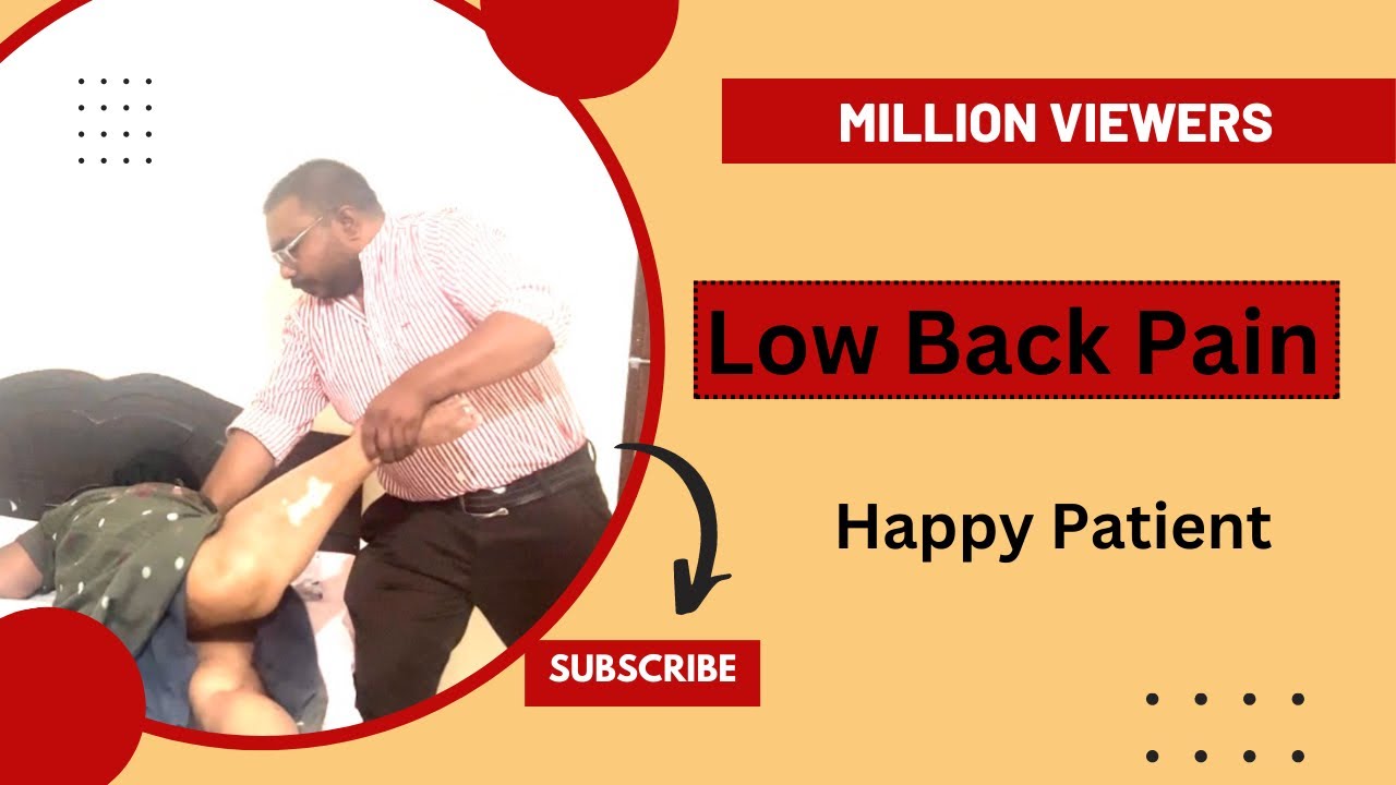 Low Back Pain Adjustment | Bp patient Relax Body ￼