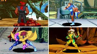 X-Men vs Street Fighter - All Super Moves