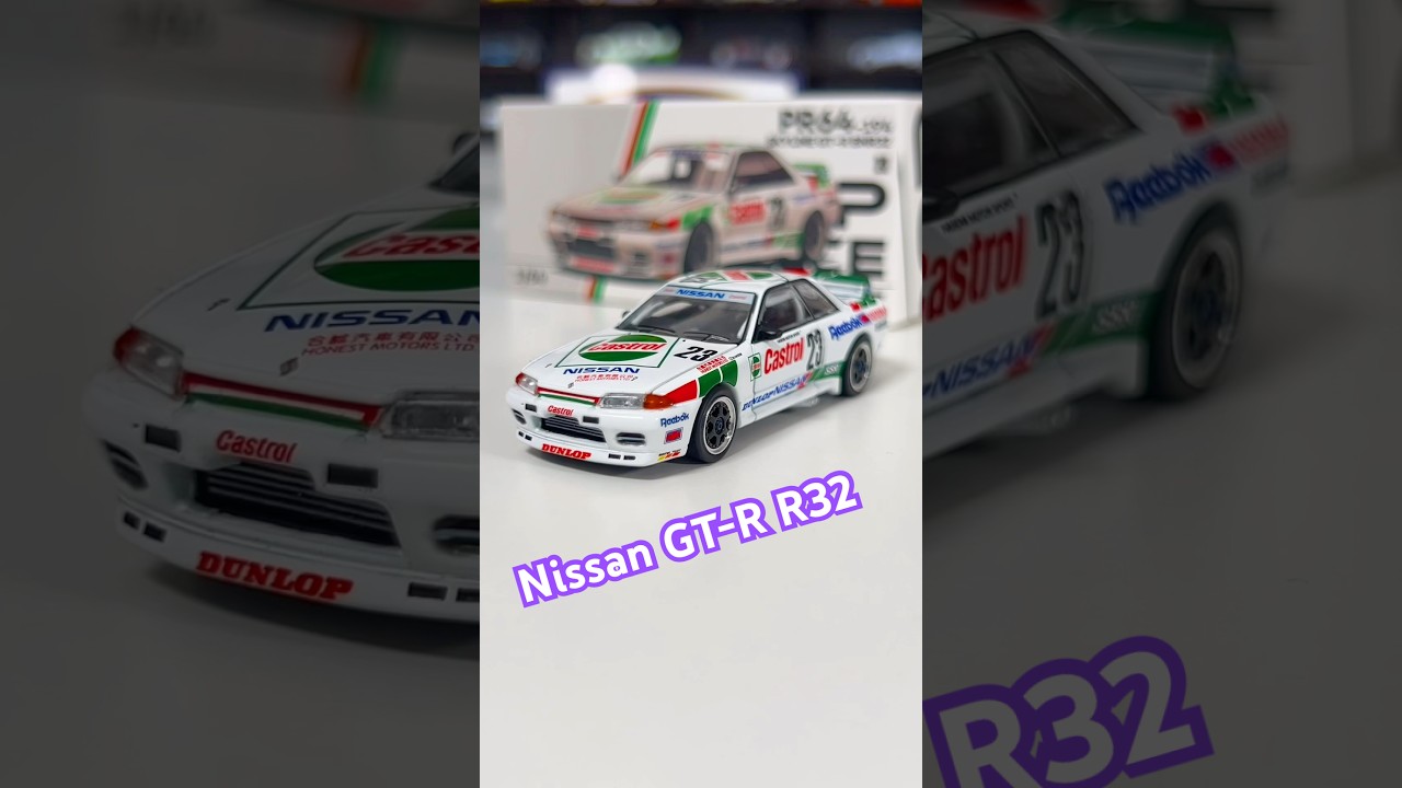 Nissan GT-R R32 Castrol 🔥 Macau 1990 Winner | POP RACE 1:64 - YouTube
