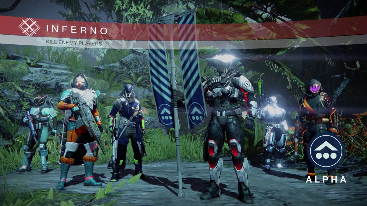 Destiny: The Taken King - Inferno 6v6 Shores of Time Map: 15 Kills (Sterling Treasure & Leg Marks)