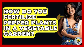 How Do You Fertilize Pepper Plants In A Vegetable Garden? - LearnToDIY360.com