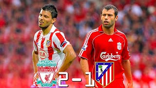 Liverpool 2 - 1 Atlético Madrid (Agüero x Mascherano) ● UEL 2009 | Extended Highlights & Goals