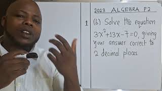 ALGEBRA 2023 | Quadratic Equation | 3x²+13x-7=0