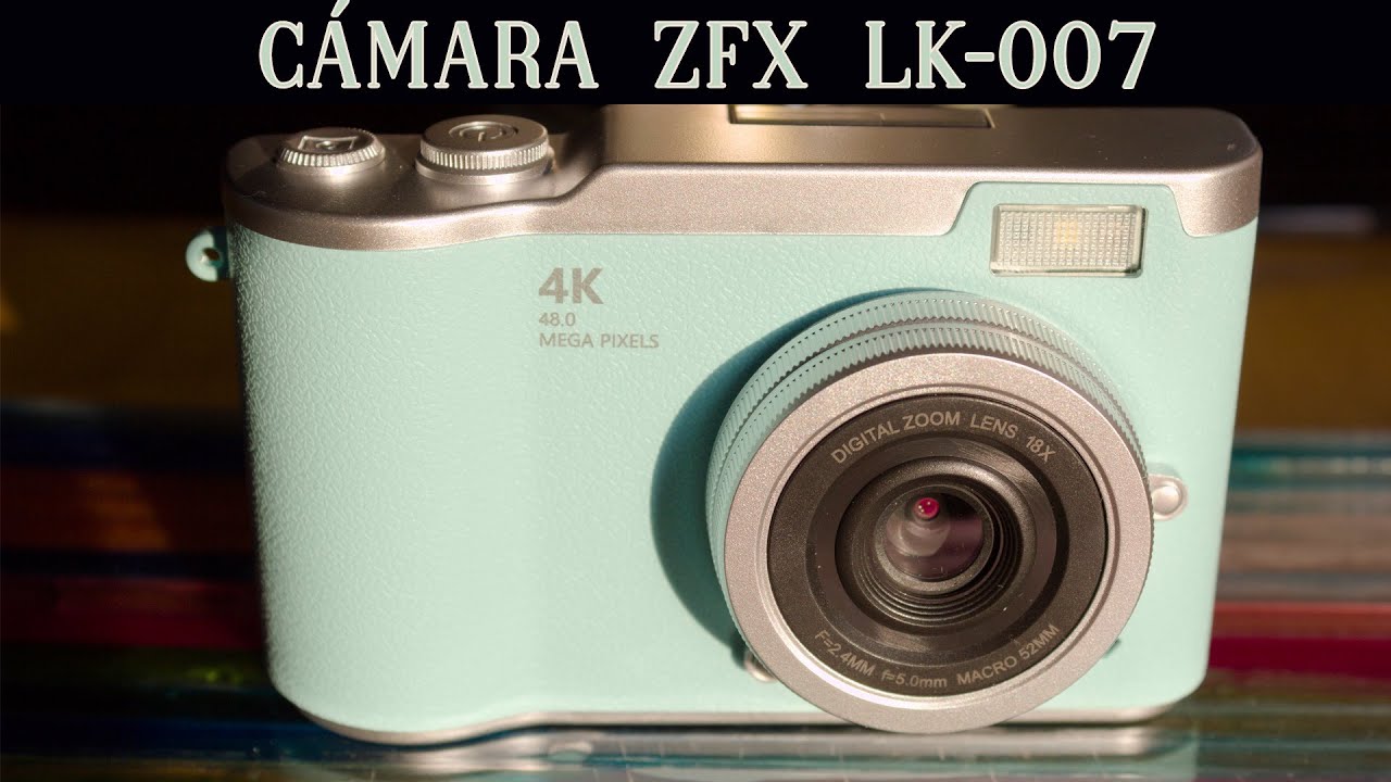 Cámara ZFX LK-007 Revisión de una cámara fotográfica Aliexpress.