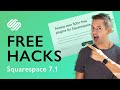 SQUARESPACE HACKS | FREE HACKS FOR SQUARESPACE 7.1 | PHIL PALLEN