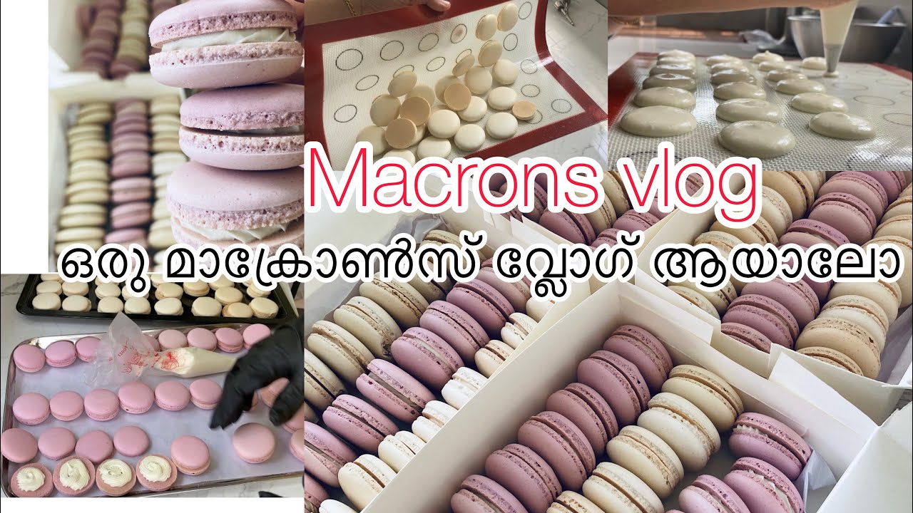 ആദ്യമായി ഇത്ര വലിയ ഓർഡർ  ||macrons vlog #macrons #vlog #malayalam