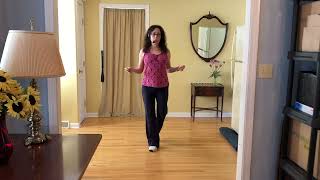 11:59 (slower) - L5 Line Dance Lesson & Dance Along - Music @ 10:44