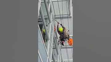 Caulking application, rope access 2024 #ropeaccessprofessional #music #heavymetal #rock