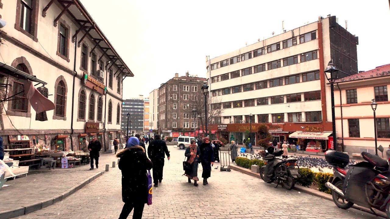 Ankara [4k60fps], Ulus'ta Gezinti - Strolling Around Ulus