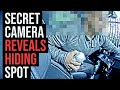 Gang's secret hiding spot revealed by hidden camera